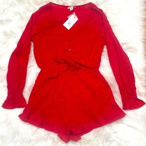 Billabong Romper Brand New With Tags Attached! Size Large